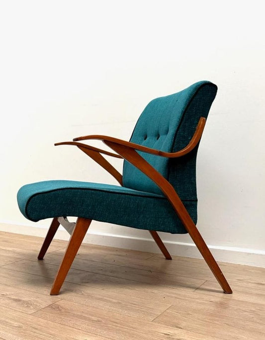Vintage Italian Gio Ponti Special Style Armchair 1950 - Delivery Available