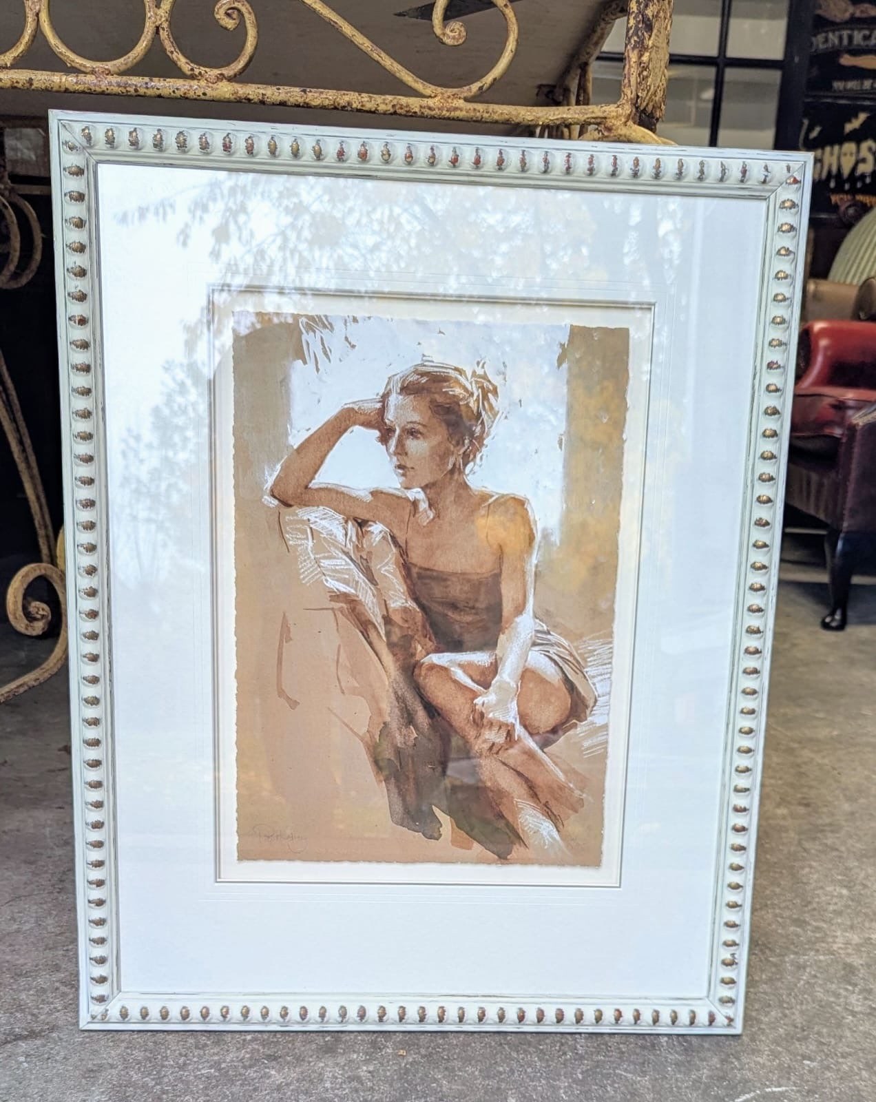 Limited edition "Etude" signed by Paul Hedley rustic paper - Delivery Available
