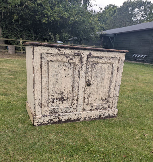 Early 19th century patinated cupboard with 3 shelves - Delivery available 0357