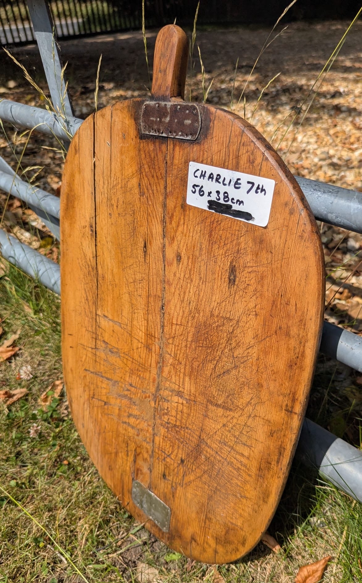 VINTAGE EUROPEAN CHOPPING BOARD - CHARLIE 7th - DELIVERY AVAILABLE