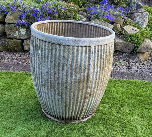 Vintage Decorative Galvanised Dolly tub Planter - Delivery Available