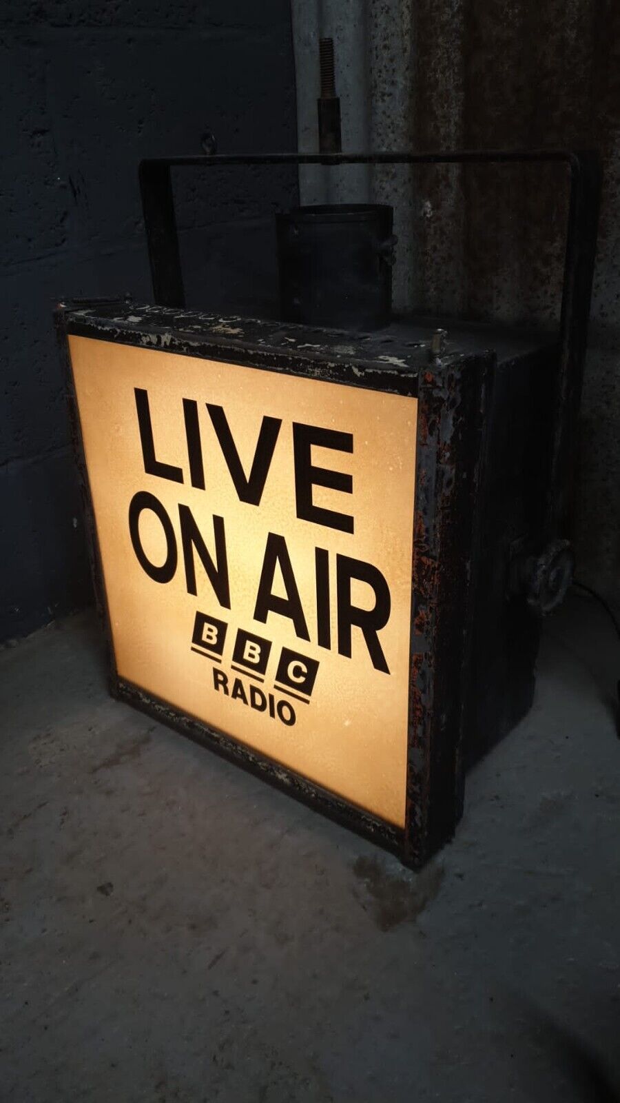 Vintage Live On Air BBC Radio Light - Delivery Available