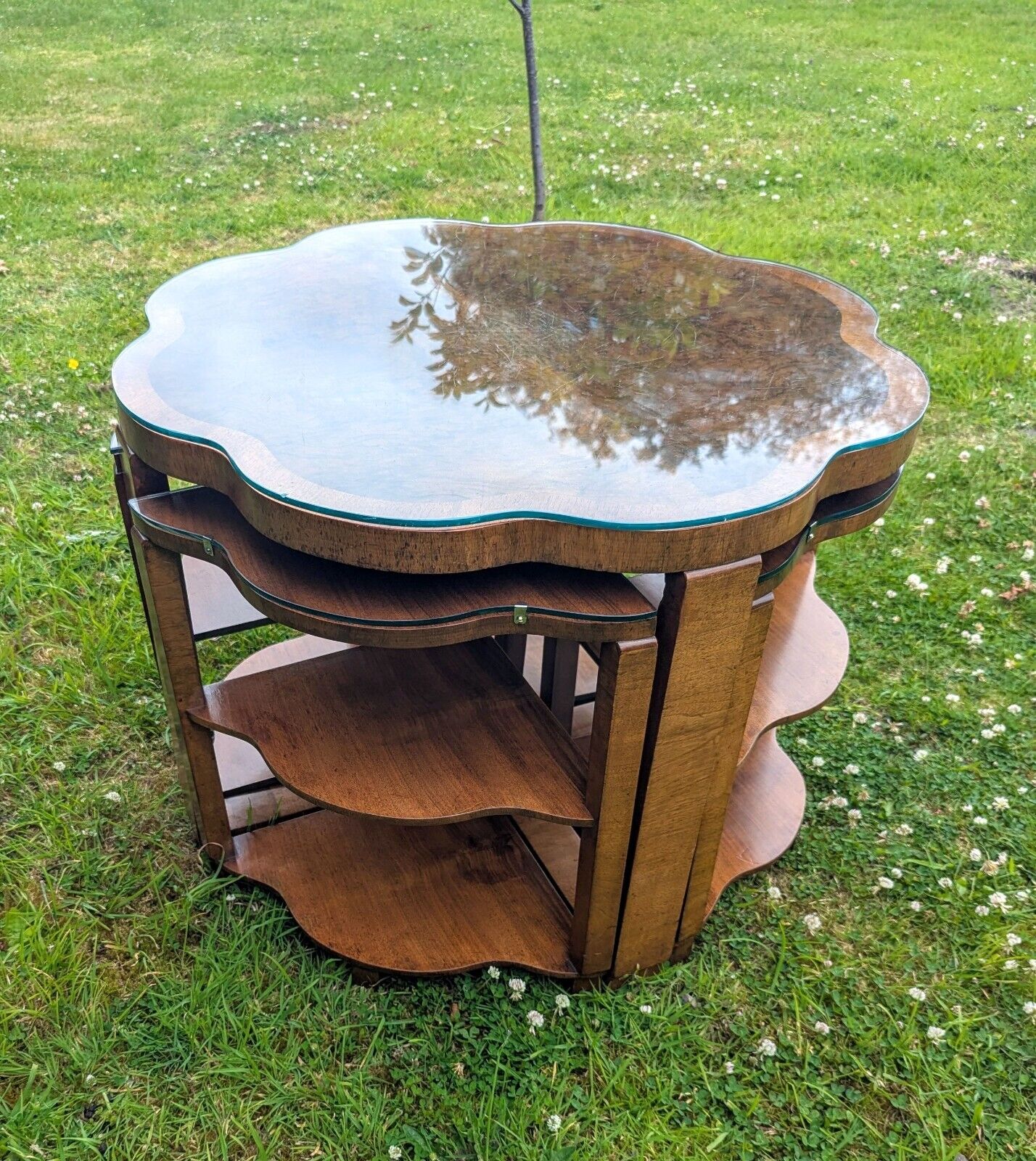 Vintage Unique Art Deco Table Nest - Delivery Available