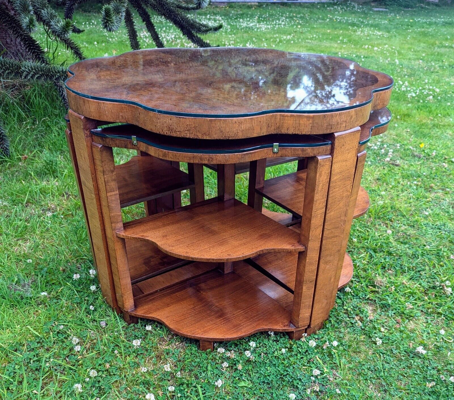 Vintage Unique Art Deco Table Nest - Delivery Available