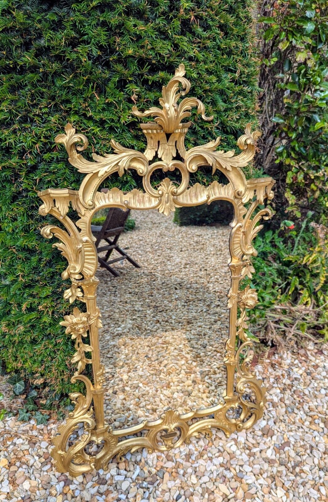 Superb George III 18th Century Chippendale Carved Giltwood Mirror - Delivery Available