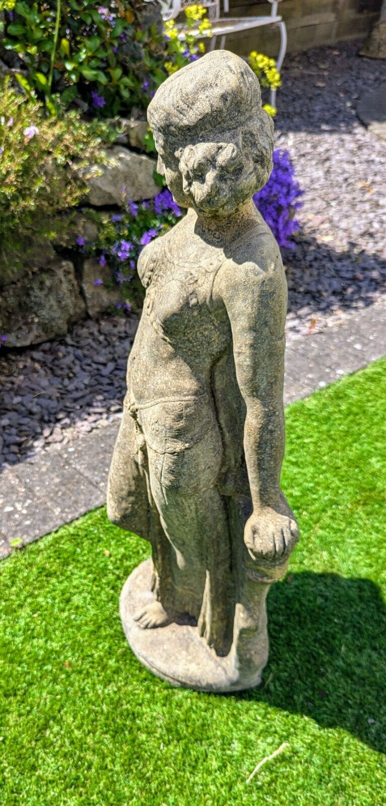 Marlene Vintage English Stone Statue - Delivery Available