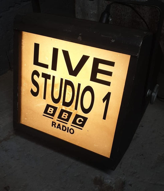Vintage Very Cool Original Live On Air BBC Radio Studio Light - Delivery Available