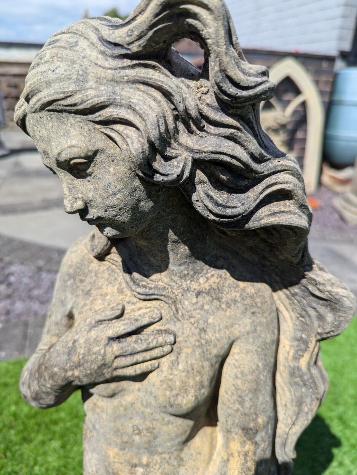 Venus Vintage English Stone Statue - Free UK Delivery