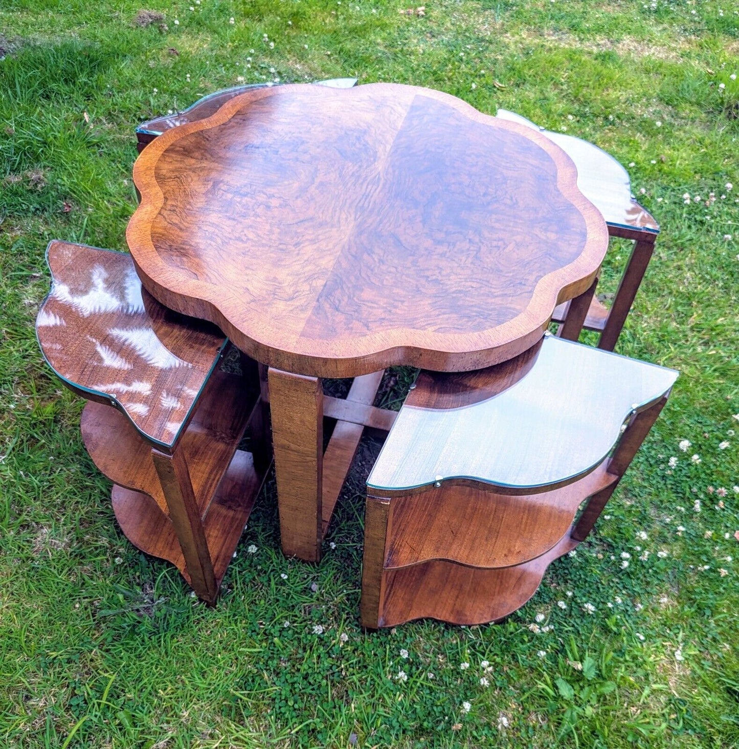 Vintage Unique Art Deco Table Nest - Delivery Available