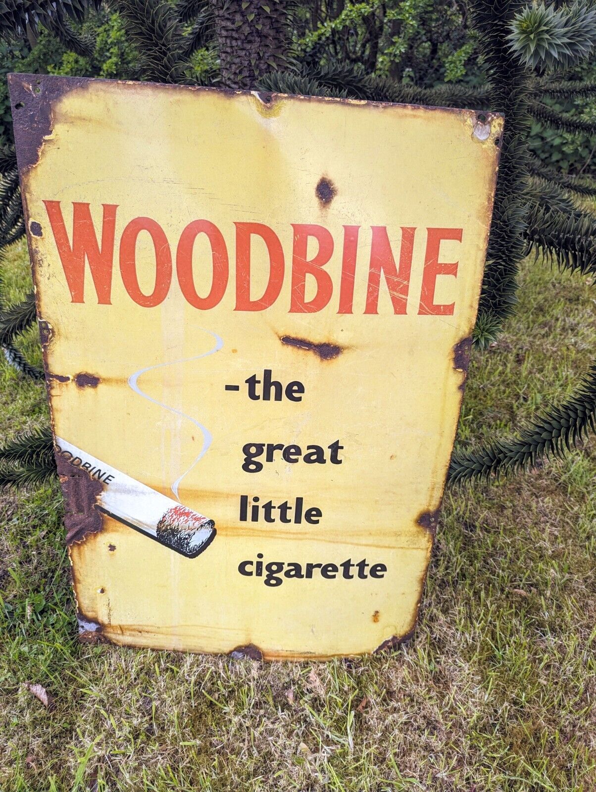Vintage Woodbine Authentic Original Sign - Delivery Available