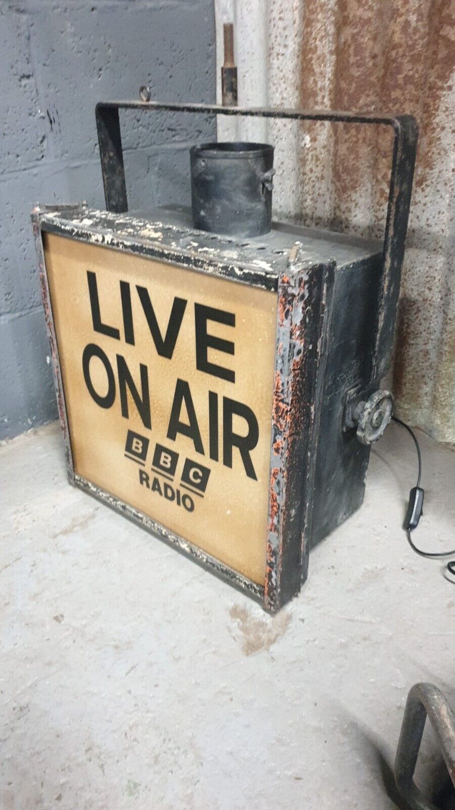 Vintage Live On Air BBC Radio Light - Delivery Available