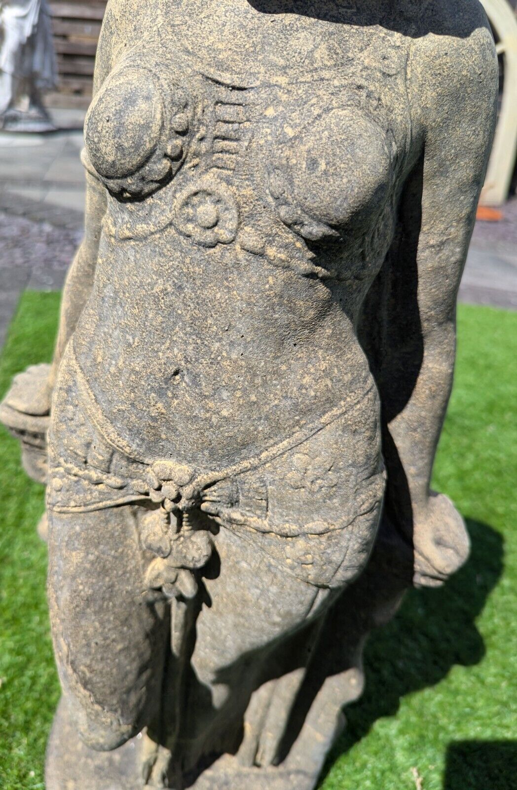 Marlene Vintage English Stone Statue - Delivery Available