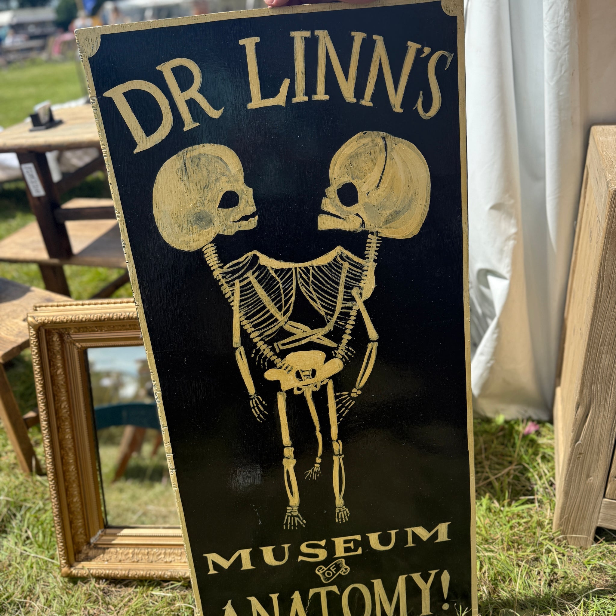 Hand Painted Museum of Oddities Sign - Delivery Included