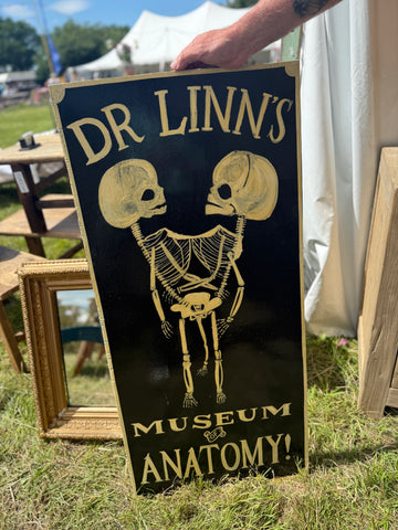 Hand Painted Museum of Oddities Sign - Delivery Included
