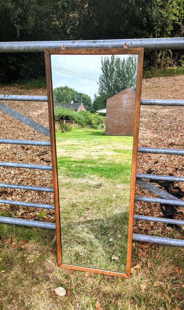 Outstanding Vintage Air ministry Mid century Oak mirror No.1 - Delivery Available