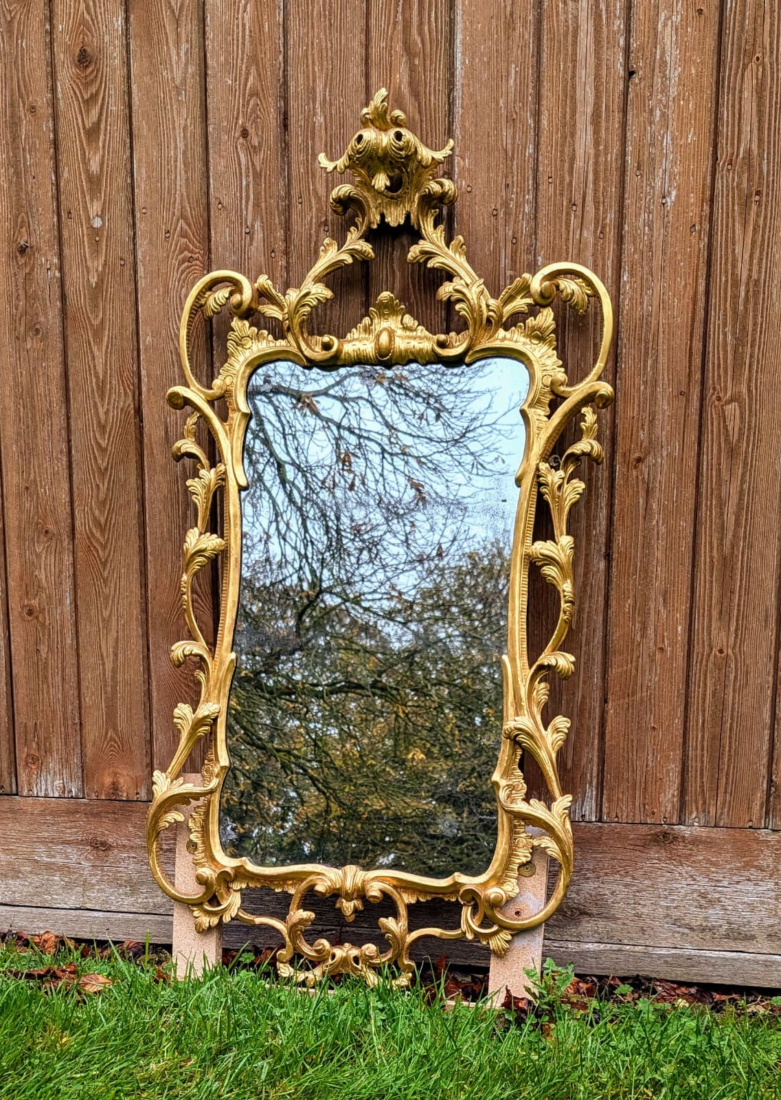 Antique George III Circa 1760 Pier Glass Gilt Mirror - Free UK delivery