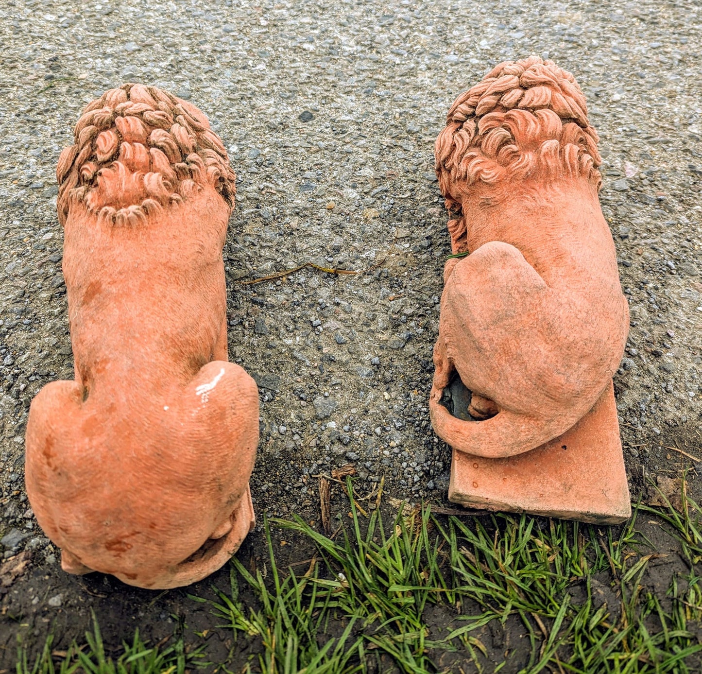 Pair of Canova Lions made from English Stone - Free UK delivery