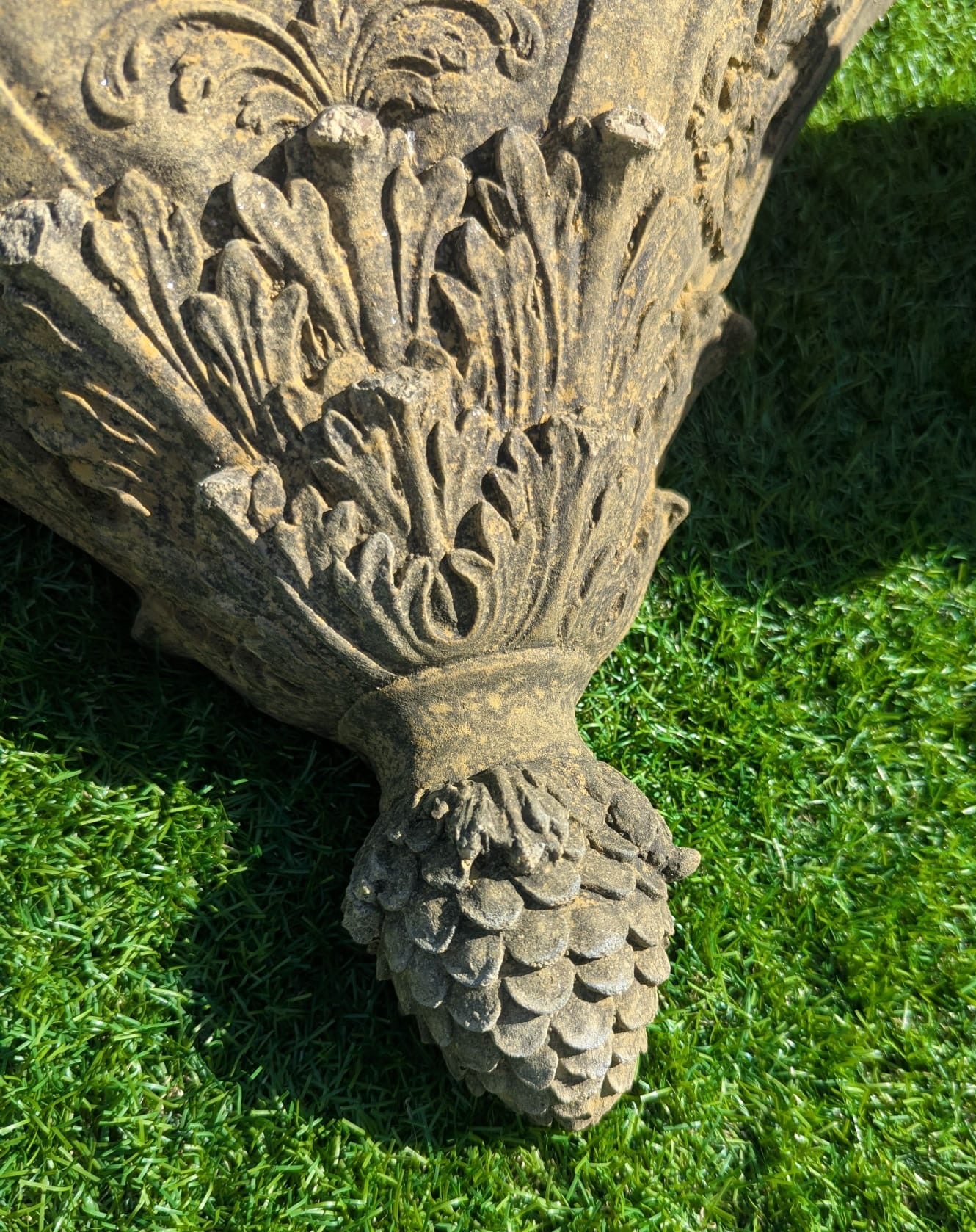 Vintage English Stone Rams Head  Wall Planters - Free UK Delivery