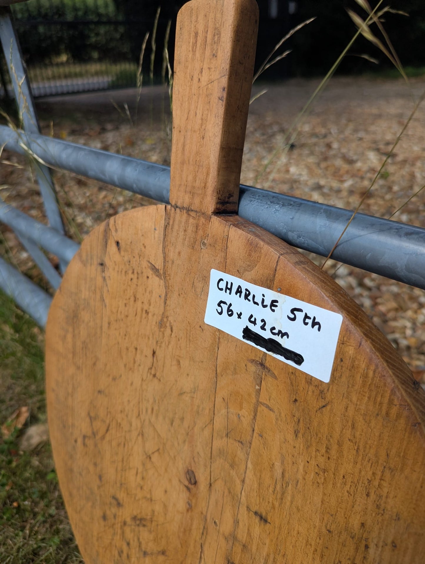 VINTAGE EUROPEAN CHOPPING BOARD - CHARLIE 5th - DELIVERY AVAILABLE