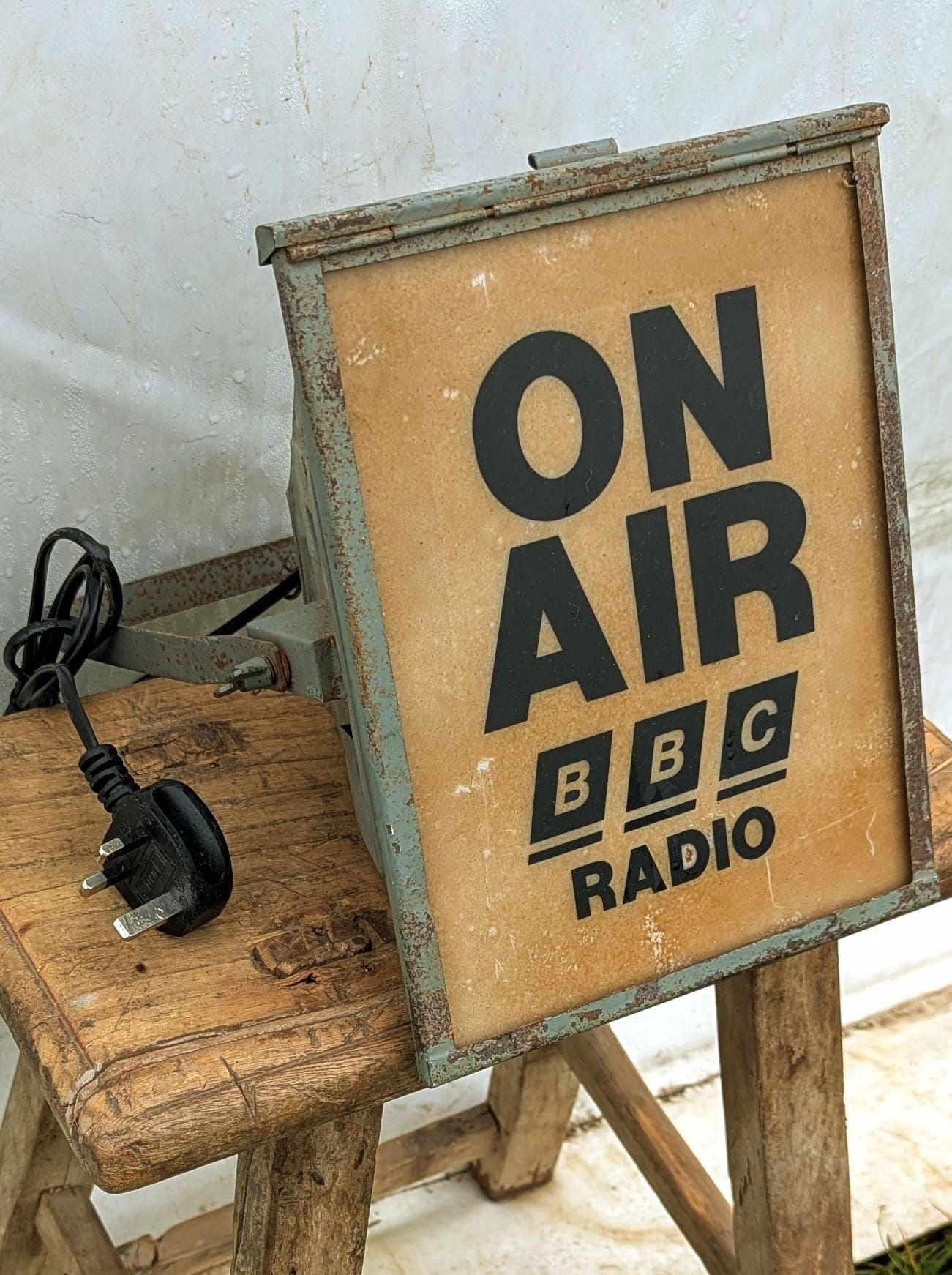 Vintage Original On Air BBC Radio Light - Delivery Available