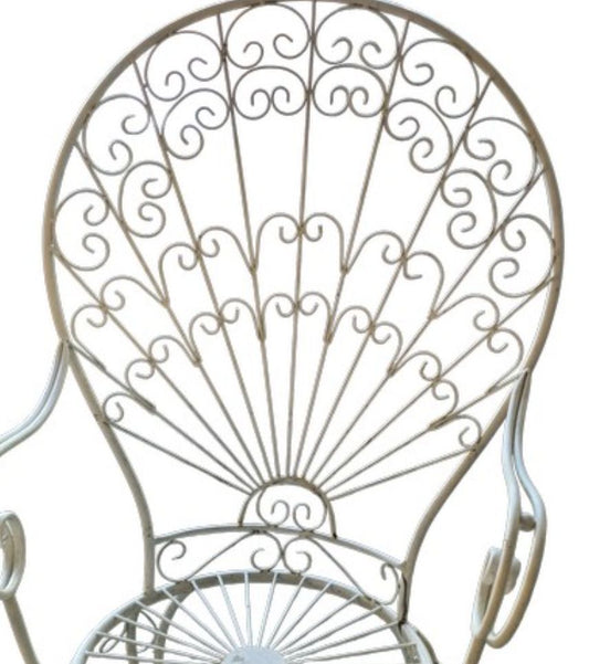 Vintage Peacock chairs metal patio set - Delivery available 0323