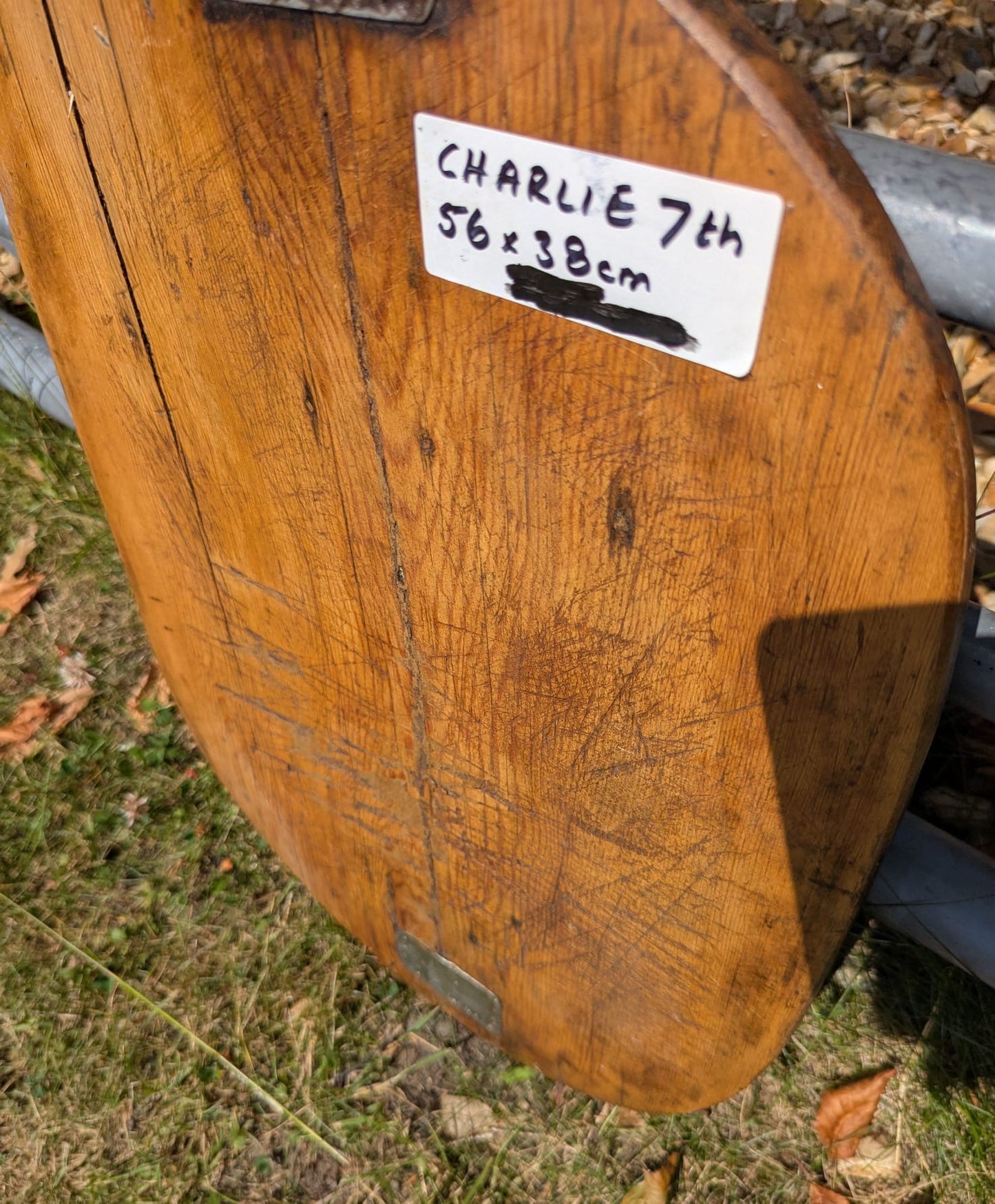 VINTAGE EUROPEAN CHOPPING BOARD - CHARLIE 7th - DELIVERY AVAILABLE
