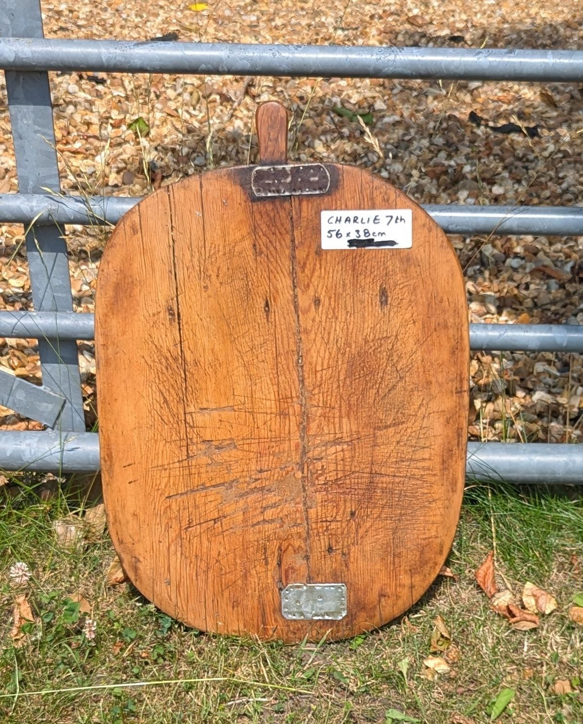VINTAGE EUROPEAN CHOPPING BOARD - CHARLIE 7th - DELIVERY AVAILABLE