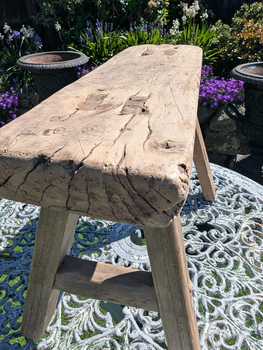 Rustic reclaimed elm wood Stool/Table Mark Ronson - Delivery Available 0310