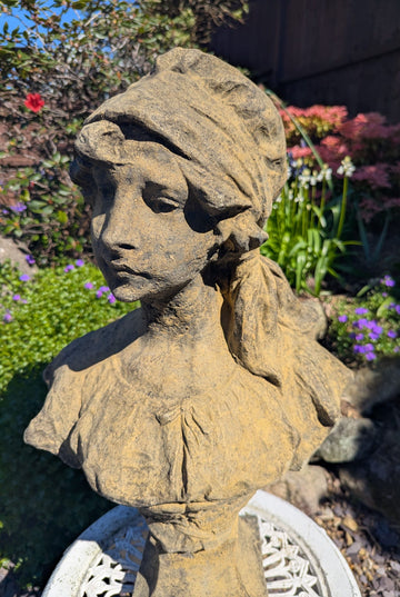 Stone Statuary Garden Bust - Jasmine - Delivery Available 0321