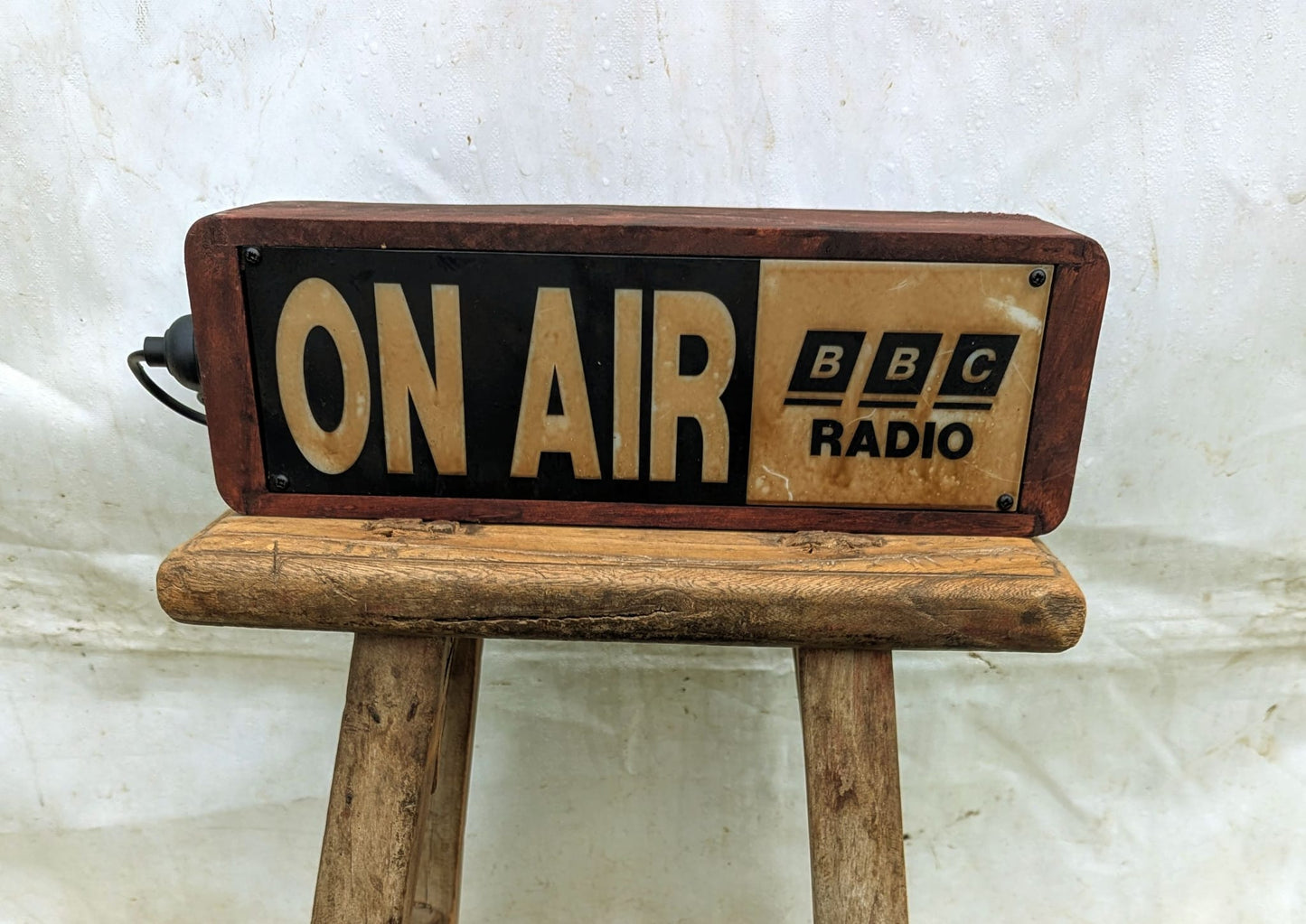 Vintage Original Small On Air BBC Radio Light - Delivery Available