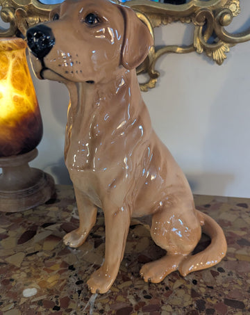 Beswick fireside golden Labrador printed makers mark - Delivery Available 0379
