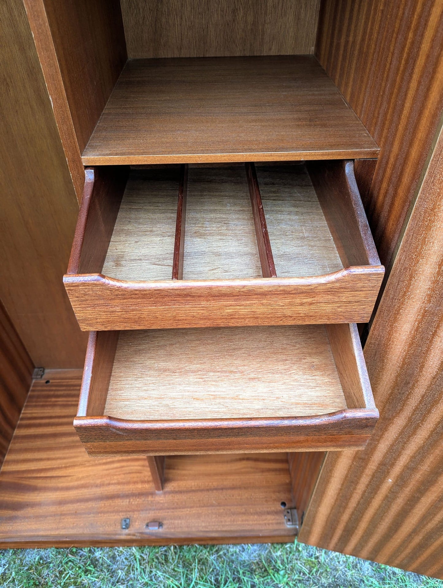 Mid Century G Plan Fresco teak double wardrobe - Delivery Available