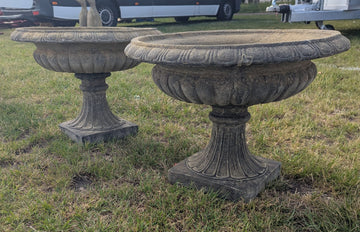 Stone Garden Urns Planters Woodbury style - Delivery Available 0342
