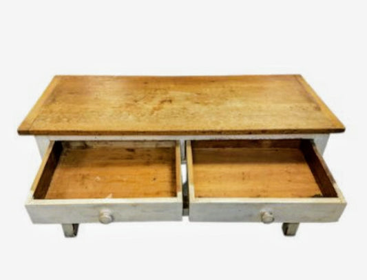 French country house Vintage Pine Bakers island table - Delivery available