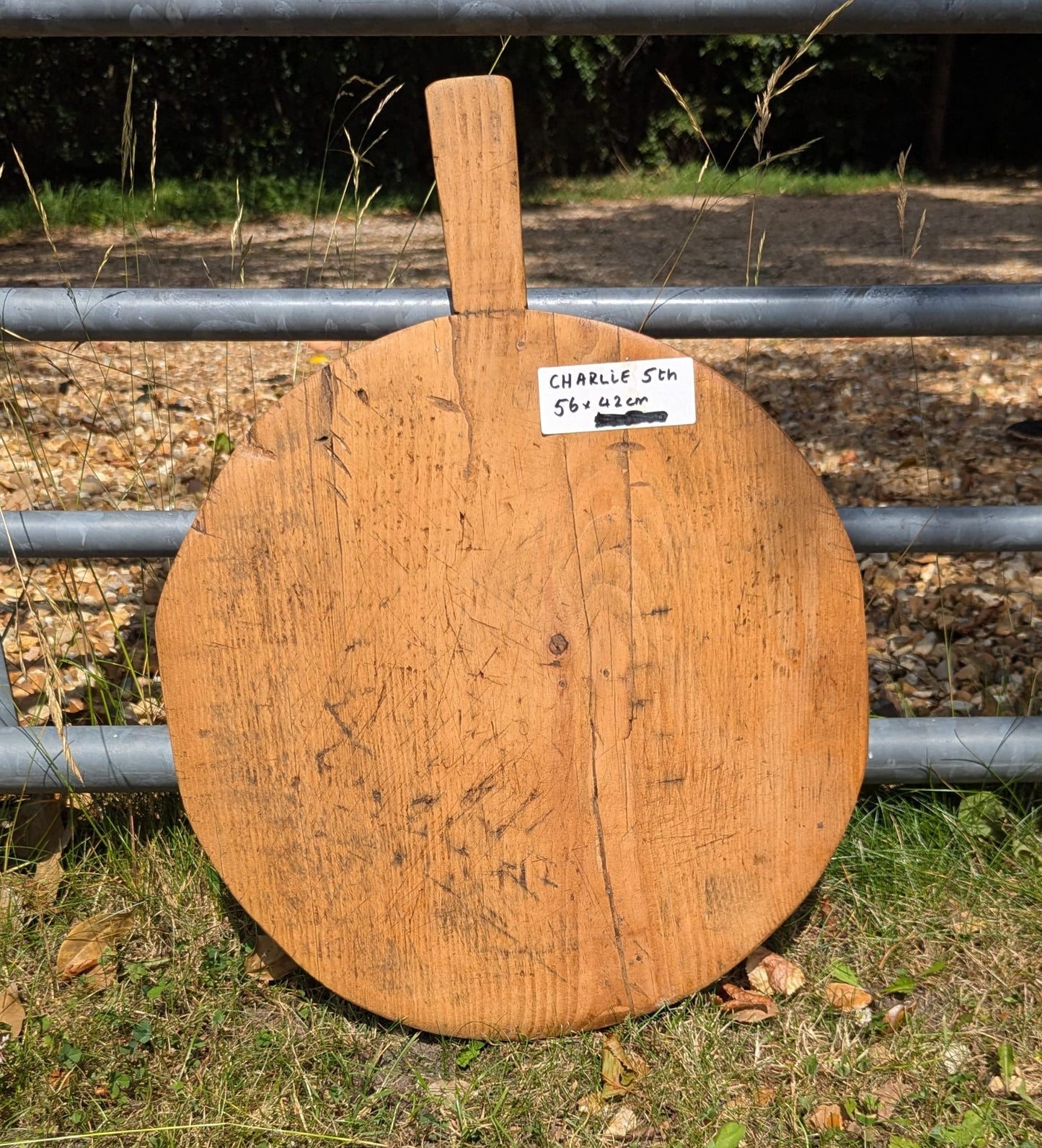 VINTAGE EUROPEAN CHOPPING BOARD - CHARLIE 5th - DELIVERY AVAILABLE