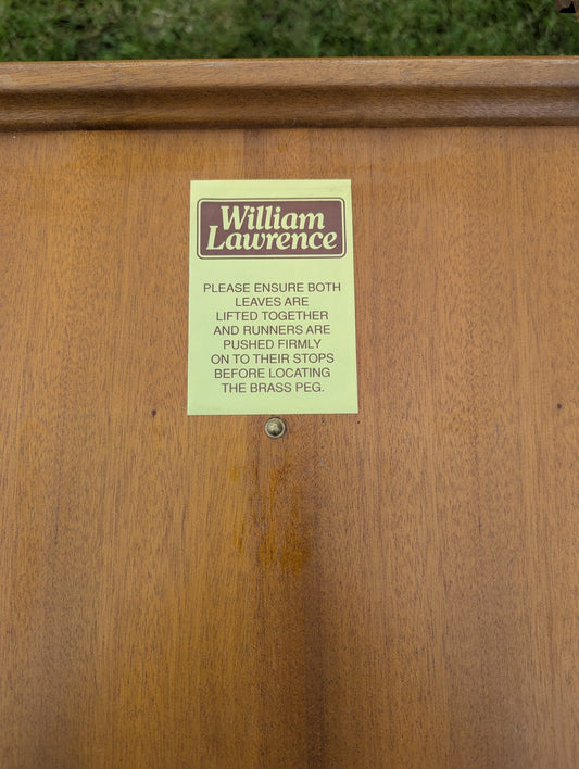 Vintage G-Plan William Lawrence extending dining table with four chairs - Delivery available - 0348