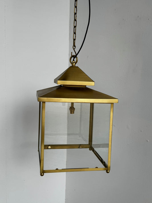 Vintage Gold Brass Lantern - Delivery Available UK