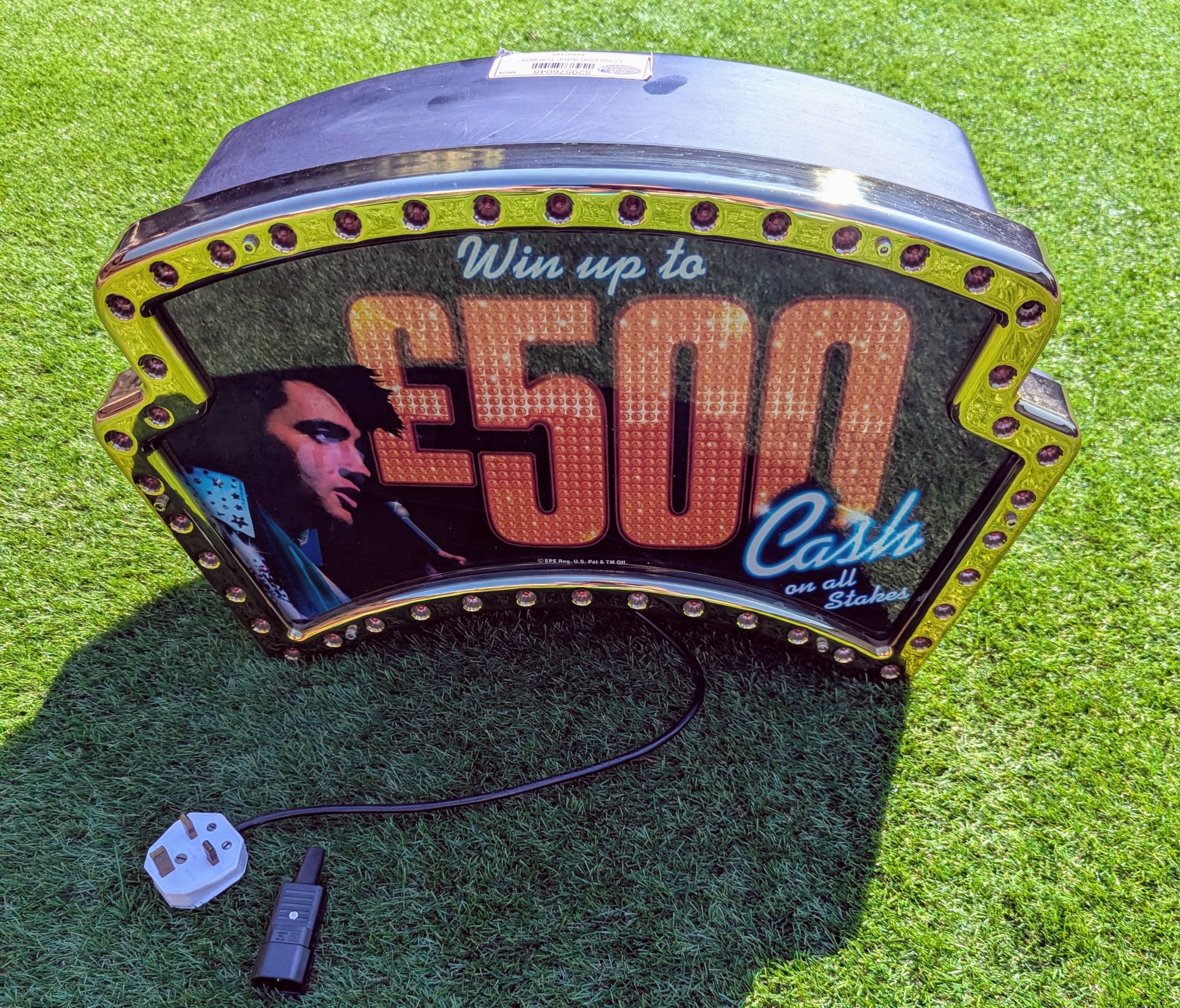 Vintage Elvis Arcade Game Light Barcrest Games - Delivery Included