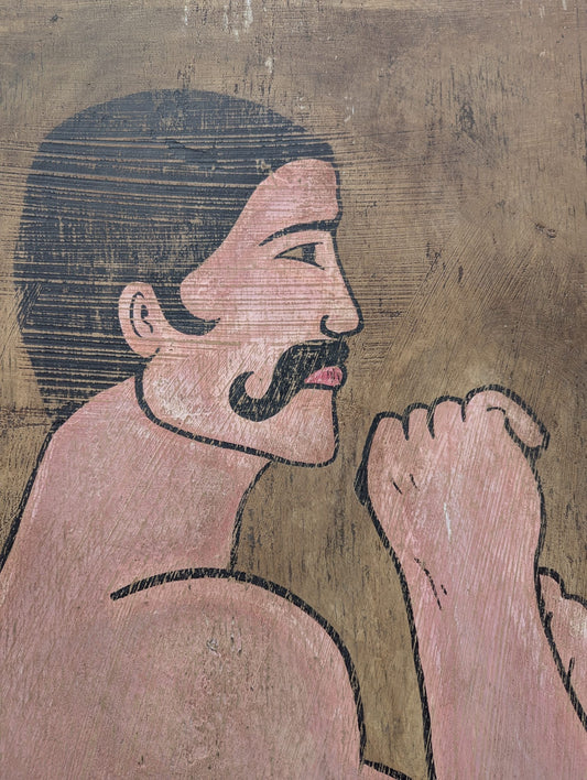 Vintage Tom Sayers bare knuckle fighter Artwork Sign - Delivery Available 0267