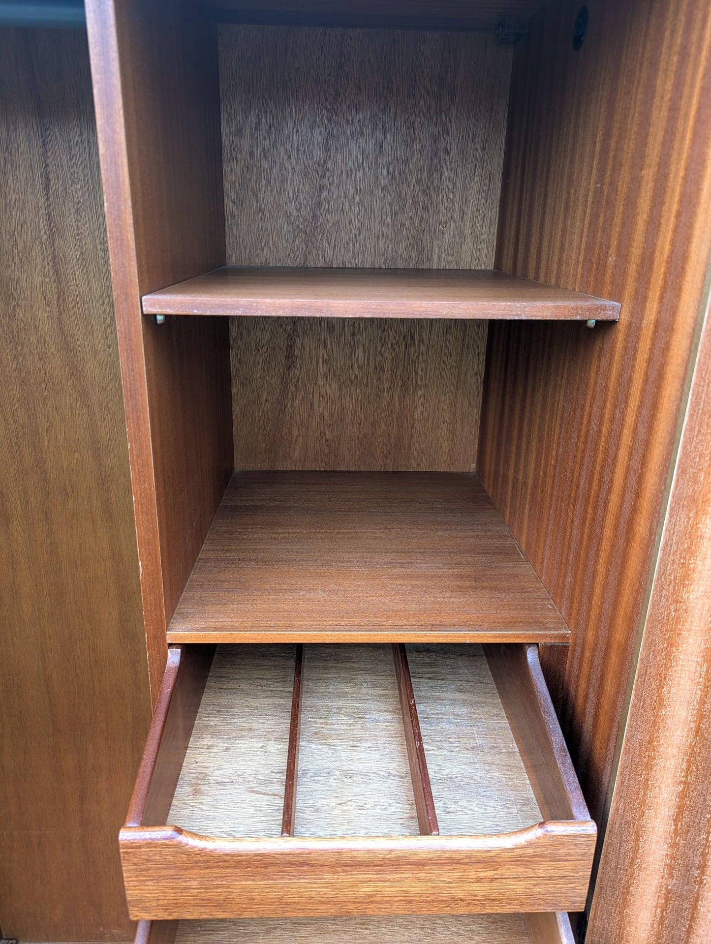 Mid Century G Plan Fresco teak double wardrobe - Delivery Available
