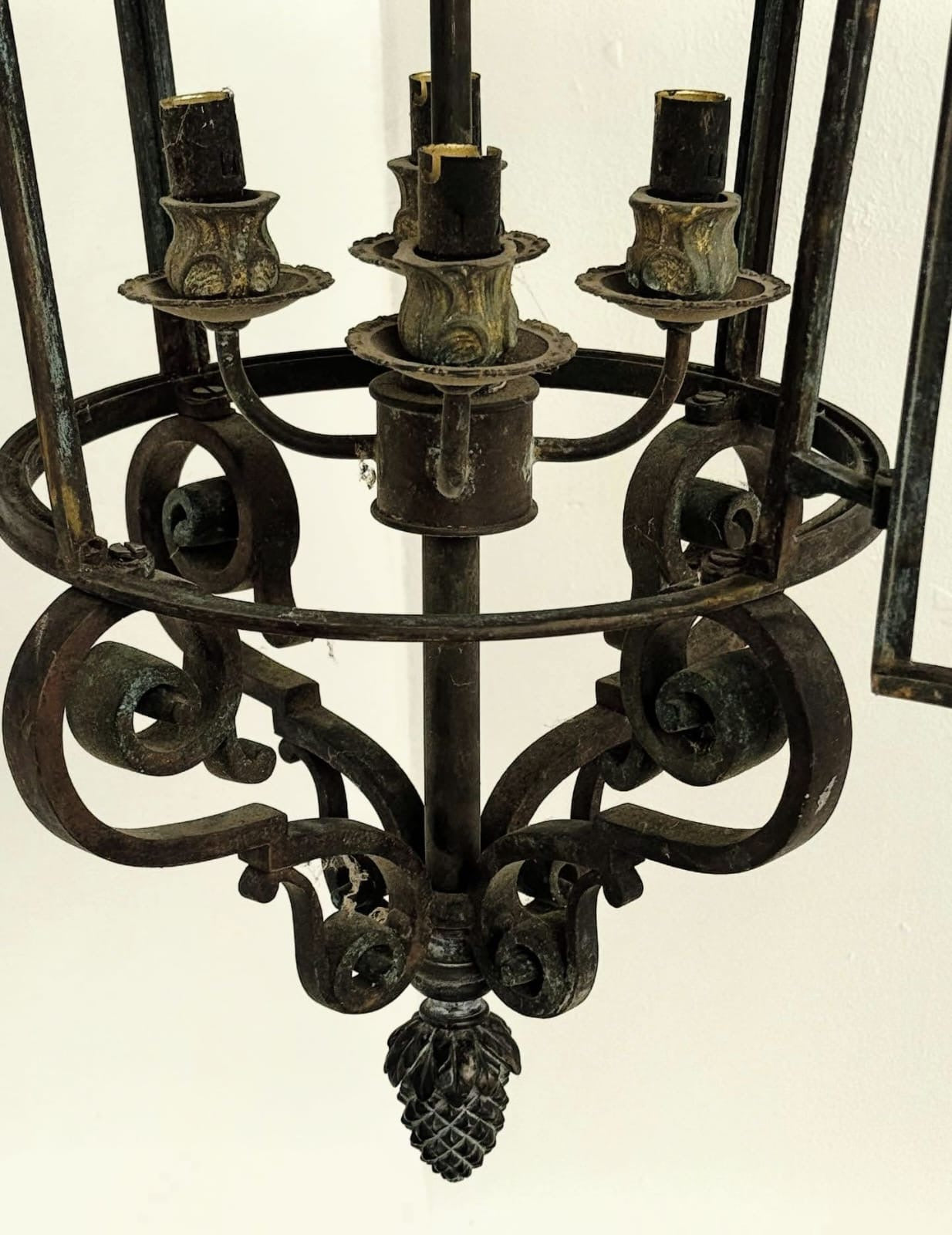 19th Century French Bronze Lantern Lamp - UK Delivery Available