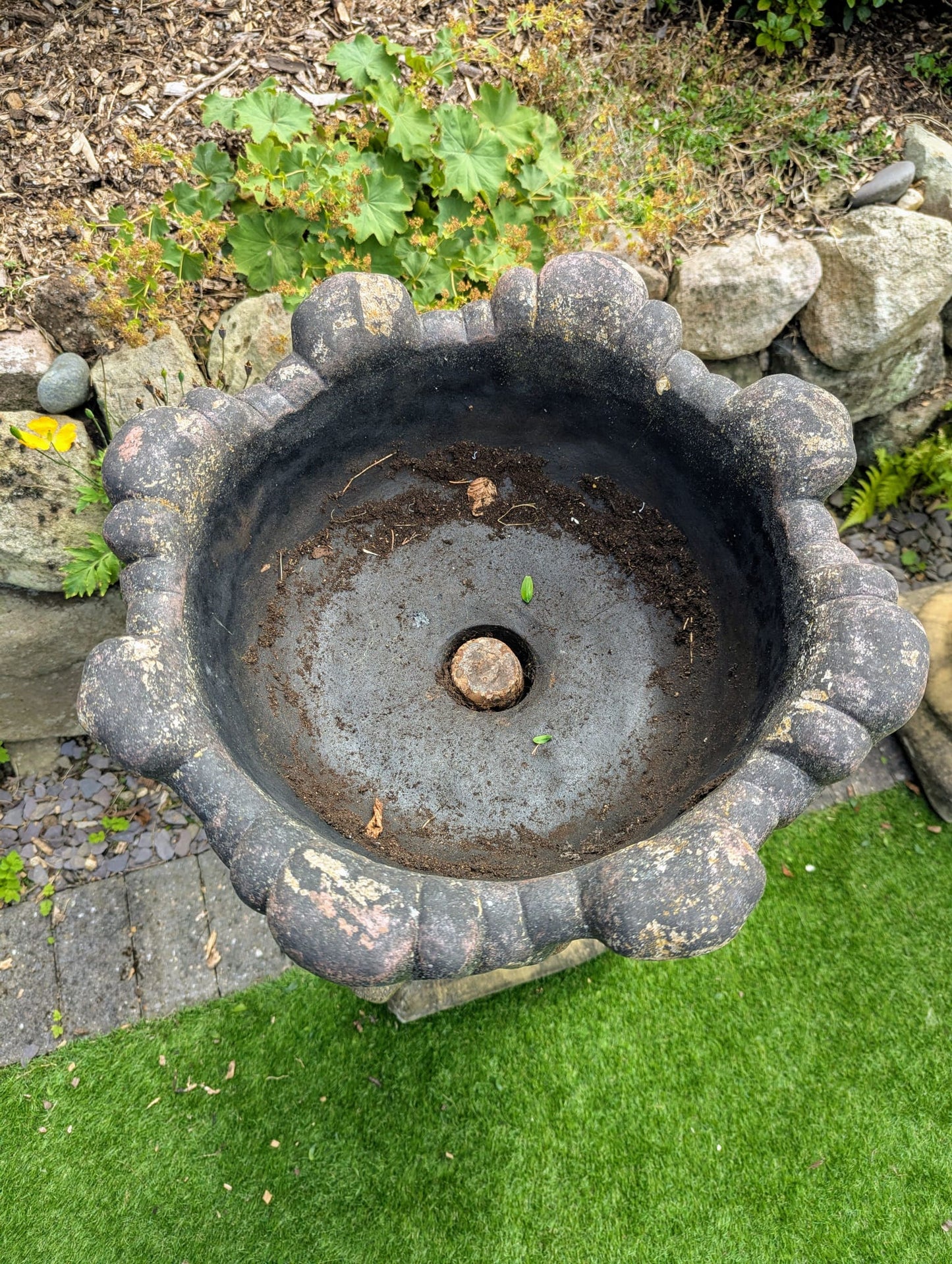 Vintage reconstituted Stone Acanthus Tulip Urns - Delivery Available