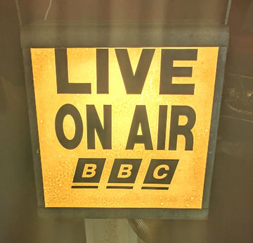 Vintage Live on Air BBC Large Light- Delivery Available