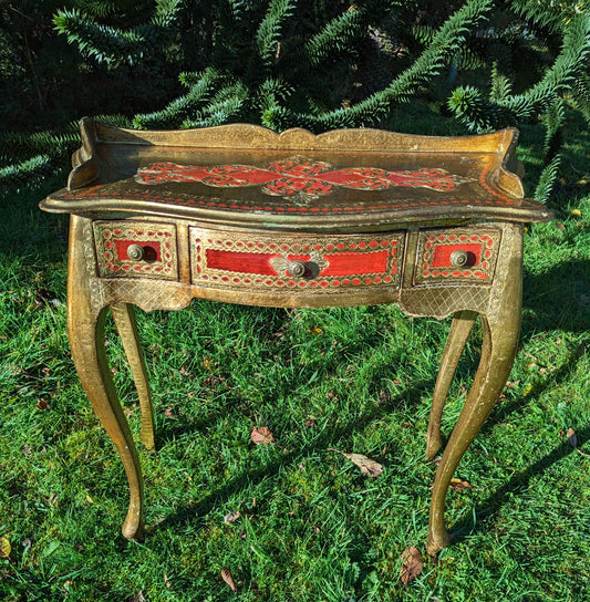Rare Italian Florentine console table