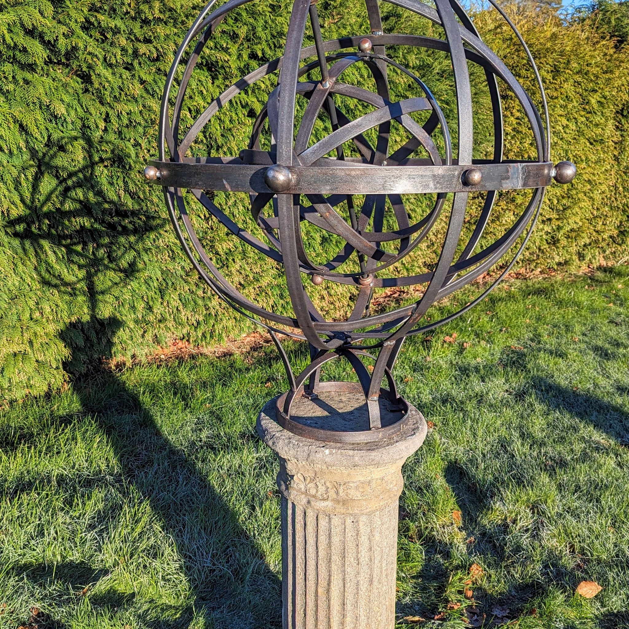 Armillary sphere - blacksmith made in England - Free UK Delivery