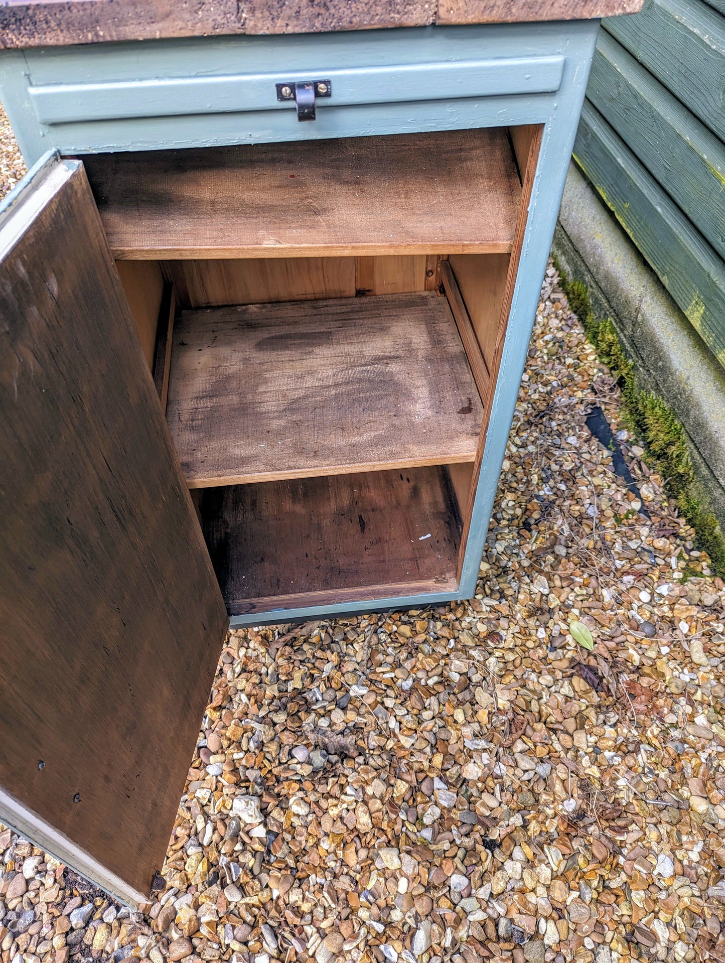 Antique French medical cabinet double sided & ended - Free UK Delivery