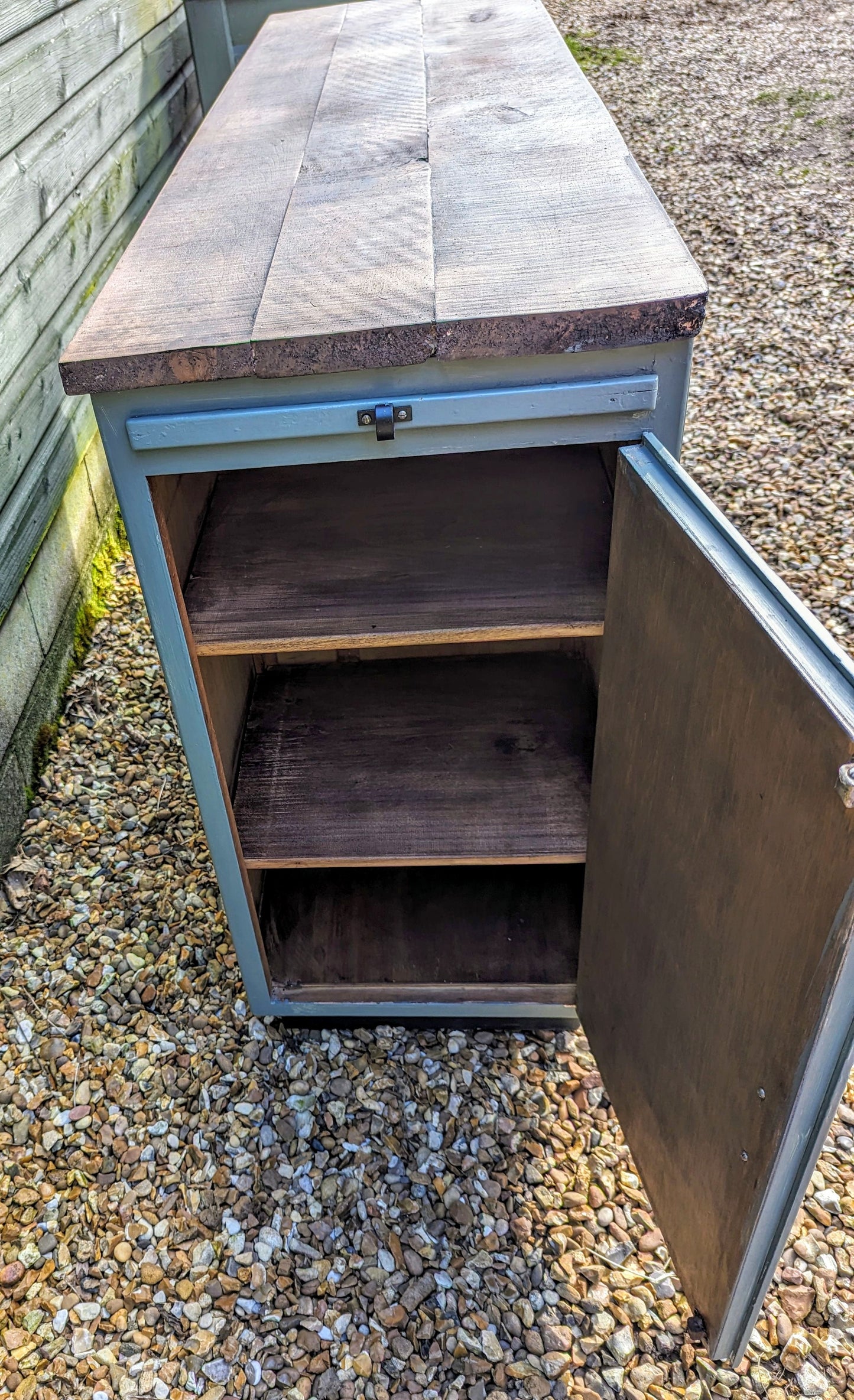 Antique French medical cabinet double sided & ended - Free UK Delivery