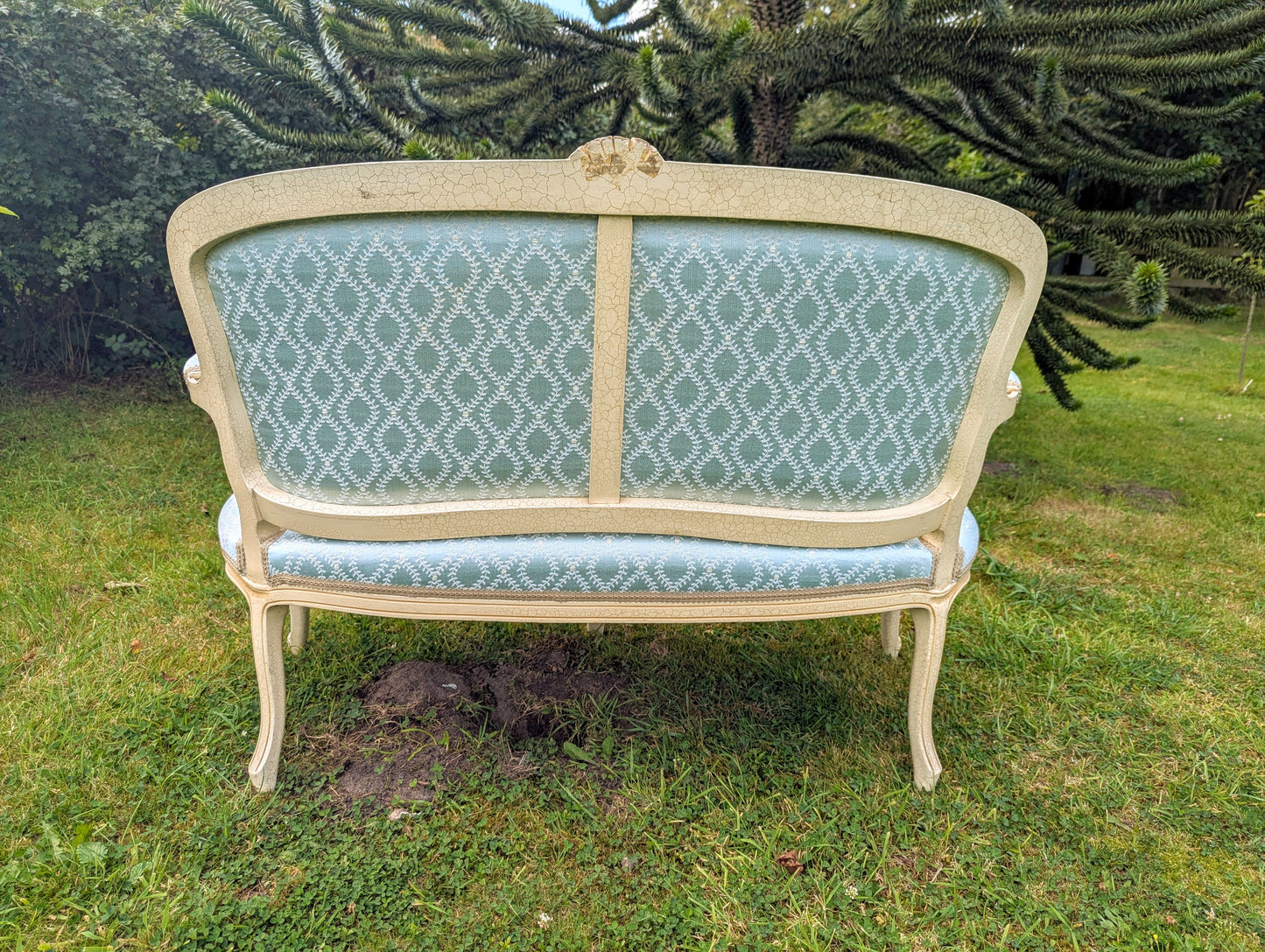 French Regency Bergere Louis XV Style Sofa - Free UK Delivery