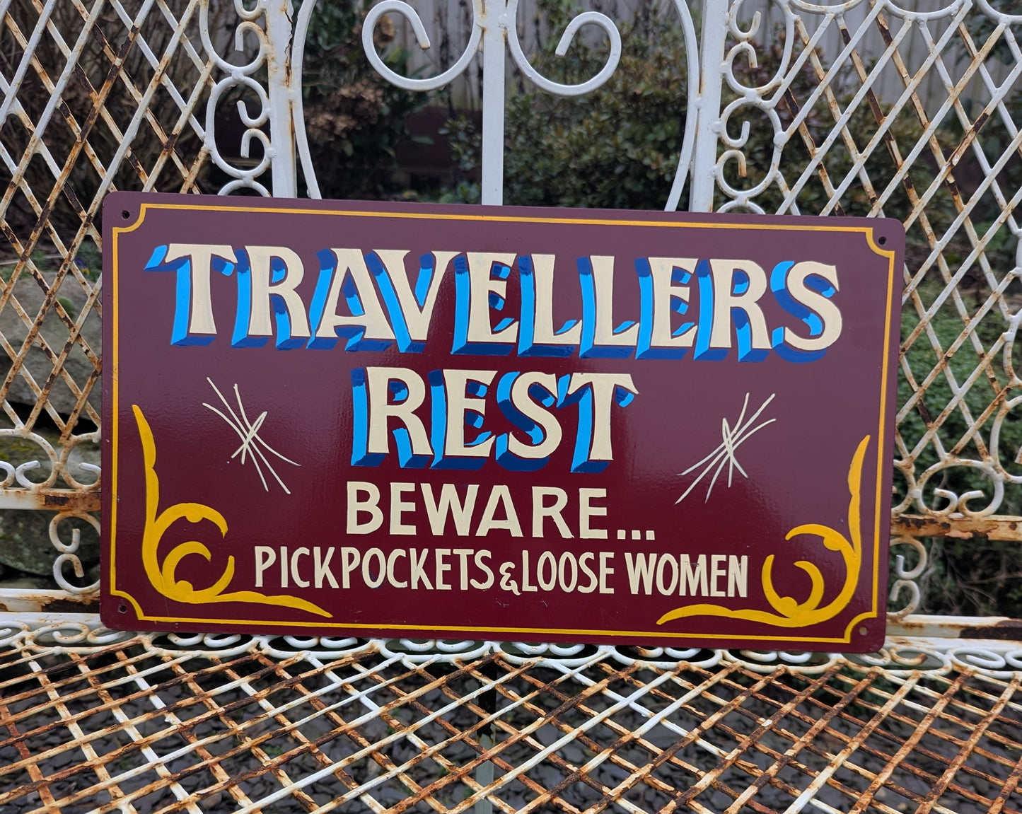 Hand Painted Art Travellers Rest - Delivery Available