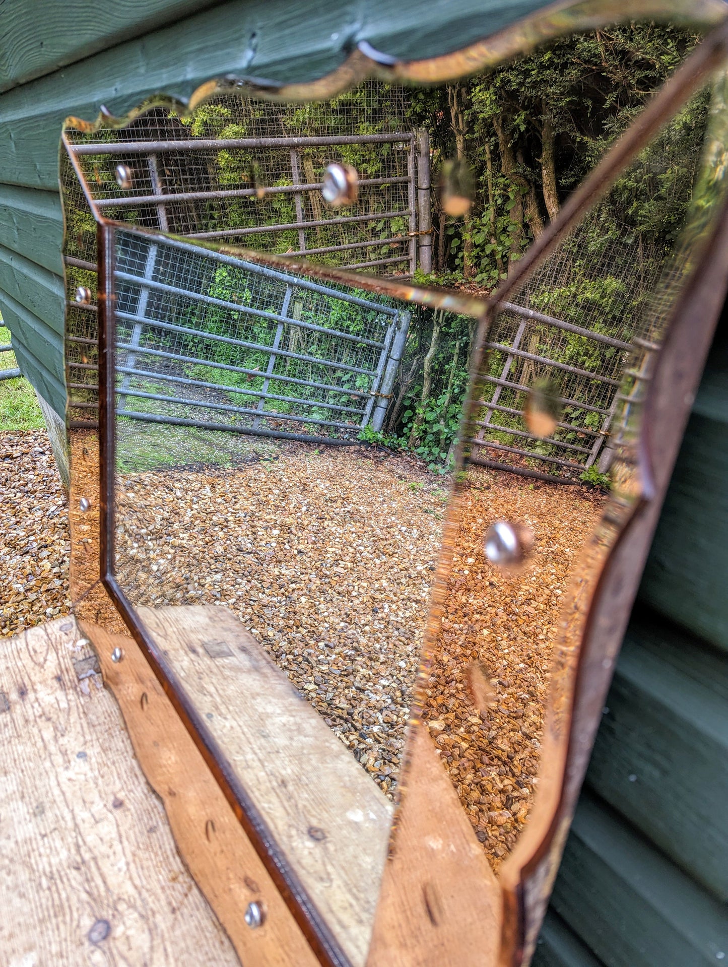 1930s Venetian rose luxury mirror